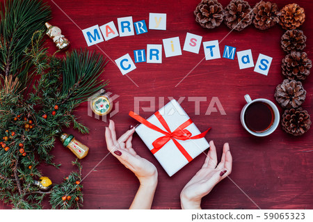 Christmas new year tree decoration decor gifts background holiday winter Christmas new year tree decoration decor gifts background holiday winter 59065323