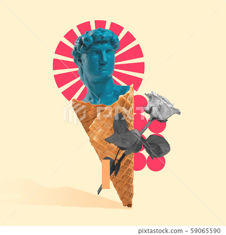 Modern design. Contemporary art collage. Modern design. Contemporary art collage. 59065590