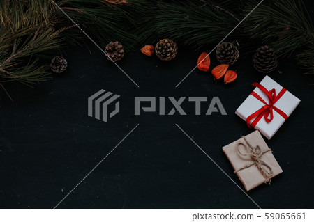 Christmas background new year winter tree gifts nuts bumps hands Christmas background new year winter tree gifts nuts bumps hands 59065661
