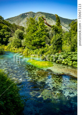 Bistrice river, Albania near Blue Eye water source 59067113