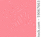 50 percent off,Ornamental Doodle Sale flyer template, banner 59067663