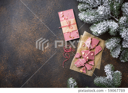 Trendy pink or ruby chocolate Trendy pink or ruby chocolate 59067789