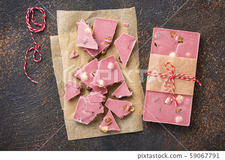 Trendy pink or ruby chocolate Trendy pink or ruby chocolate 59067791