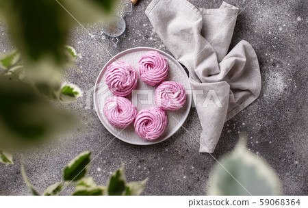Purple berry sweet homemade marshmellow 59068364