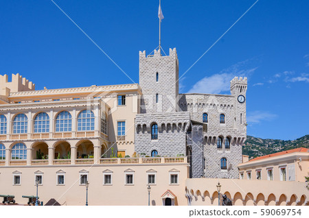 Principality of Monaco, beautiful building, Principality building, Monaco tourism, symbol of Monaco, Southern France resort, Principality of Monaco, beautiful building, Principality building, Monaco tourism, symbol of Monaco, Southern France resort, 59069754