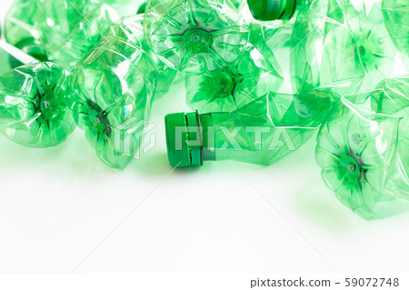 Plastic bottles on white background. Plastic bottles on white background. 59072748