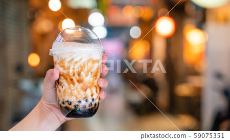 Chinpa夜市Chinjucha茶女人夜市木薯粉木薯奶茶 59075351