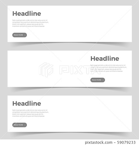 Download Horizontal Mockup Banners Stock Illustration 59079233 Pixta PSD Mockup Templates