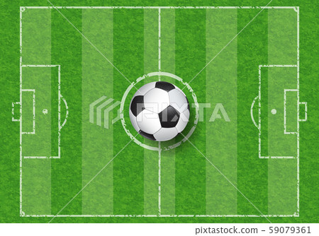 Soccer Ball on Football Field Soccer Ball on Football Field 59079361