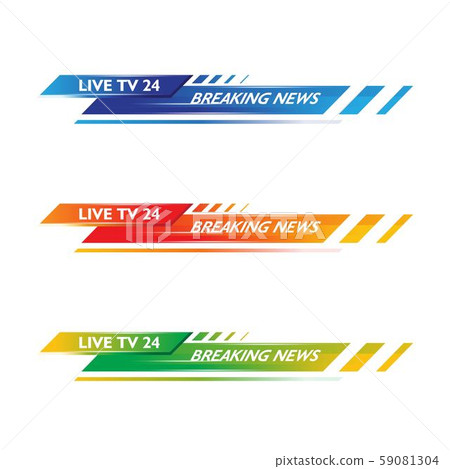 Banner TV vector icon illustration Banner TV vector icon illustration 59081304