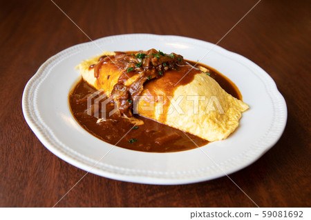 蛋包飯（牛肉末） 59081692