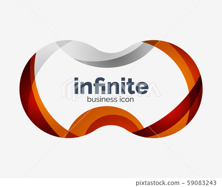 Infinite logo, abstract business icon Infinite logo, abstract business icon 59083243