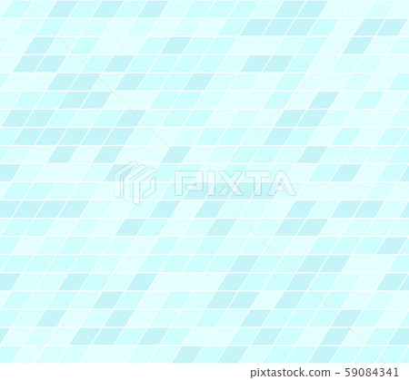Cyan parallelogram pattern. Seamless vector 59084341