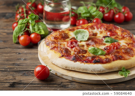 Homemade Italian pizza Margherita Homemade Italian pizza Margherita 59084640