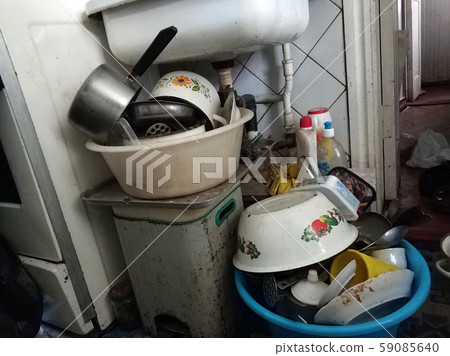 mess and dump. An old room with lots of things. mess and dump. An old room with lots of things. 59085640