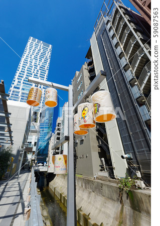 澀谷河沿岸澀谷溪築城和燈籠 59087563