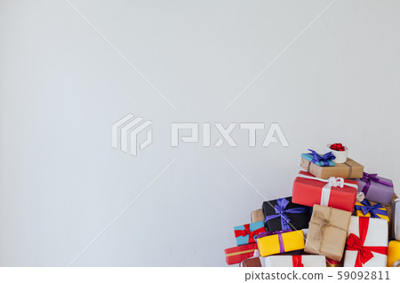 festive background postcard for New Year Christmas birthday 59092811