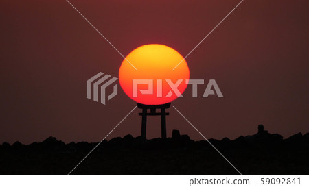 大分姬路島浮島日落 大分姬路島浮島日落 59092841