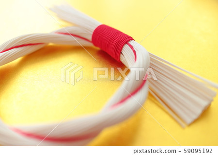 注意套索繩新年裝飾新年背景材料水木 59095192