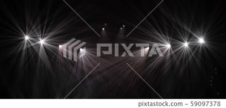 rays of light illuminate the scene 59097378
