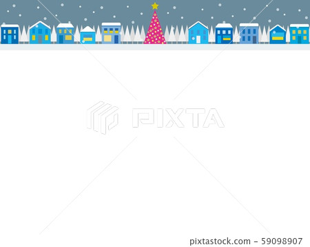 都市風景聖誕樹夜 都市風景聖誕樹夜 59098907