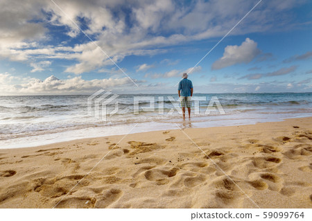 Man on the beach Man on the beach 59099764
