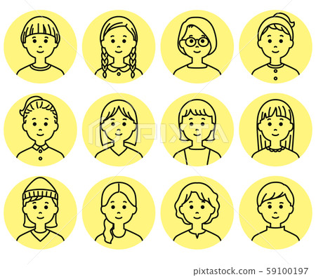 女人圖示 女人圖示 59100197