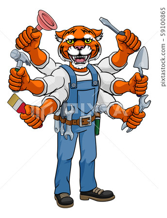 Tiger Multitasking Handyman Holding Tools 59100865
