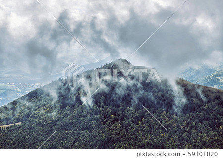 View from Big Rozsutec, Little Fatra, Slovakia 59101020
