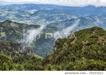 View from Big Rozsutec, Little Fatra, Slovakia 59101021