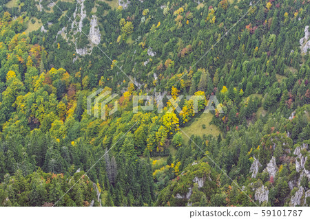 View from Big Rozsutec, Little Fatra, Slovakia 59101787