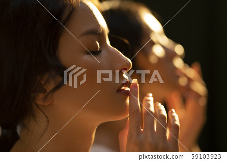 Woman beauty sunset Woman beauty sunset 59103923
