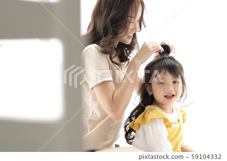 Parent and child lifestyle hair set Parent and child lifestyle hair set 59104332