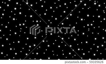 Dark Christmas starry sky background for interior, design, advertising, screensavers, wallpapers, covers, walls. Vector pattern in seamless variation. 59105626