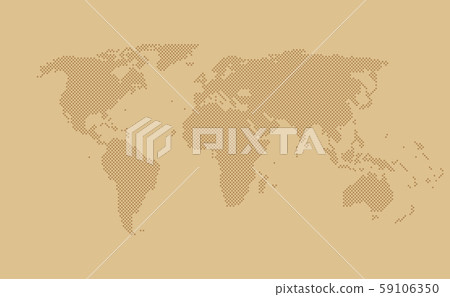 World map vector template, worldwide info graphic 59106350