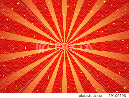 徑向傳統圖案背景金粉 徑向傳統圖案背景金粉 59106598