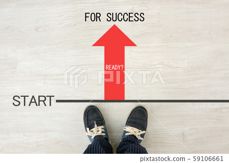 Men's feet on the starting line Men's feet on the starting line 59106661