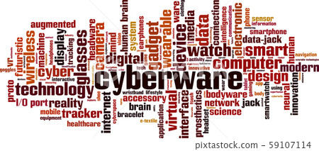 Cyberware word cloud Cyberware word cloud 59107114