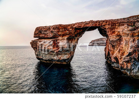 Sea view to Azure window natural arch, now 59107237