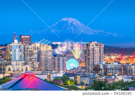 Seattle, Washington, USA downtown skyline Seattle, Washington, USA downtown skyline 59108195
