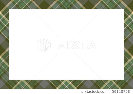 Vintage frame vector. Scottish border pattern Vintage frame vector. Scottish border pattern 59110708
