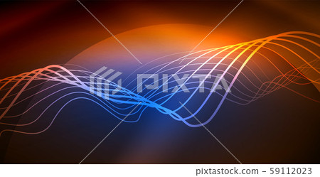 Neon wave background 59112023