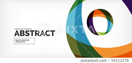 Colorful wave lines abstract background, color line for business or techno presentation Colorful wave lines abstract background, color line for business or techno presentation 59112276