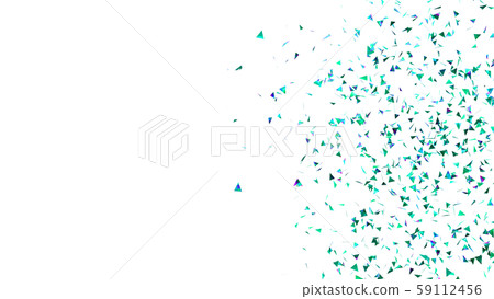 Confetti of CG Particle Triangle Confetti of CG Particle Triangle 59112456