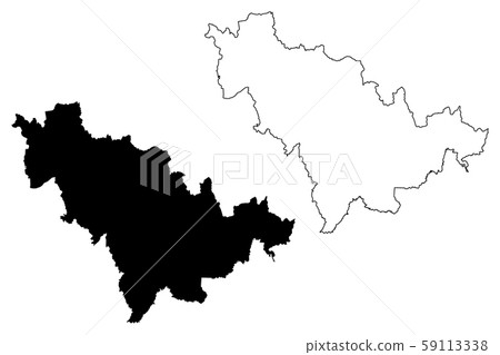 Jilin Province map vector.... Jilin Province map vector.... 59113338