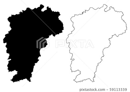 Jiangxi Province map vector.... Jiangxi Province map vector.... 59113339