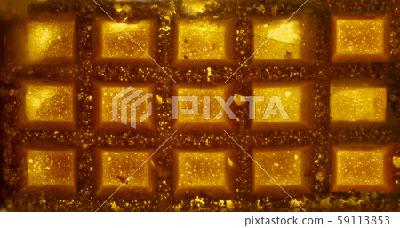 Viennese waffles from the famous waffle workshop. Sun rays through the Austrian heaven's waffles. Viennese waffles from the famous waffle workshop. Sun rays through the Austrian heaven's waffles. 59113853