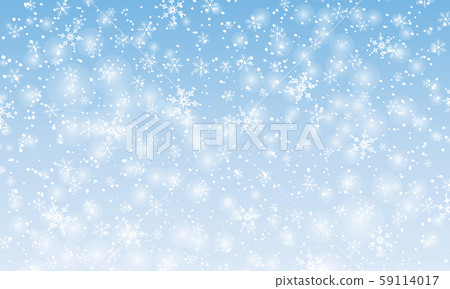 Falling snow background. Vector illustration 59114017