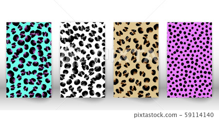 Leopard print design. Animal skin pattern. Leopard print design. Animal skin pattern. 59114140