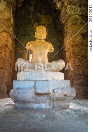 The idol statue in Phimai stone castle The idol statue in Phimai stone castle 59115015